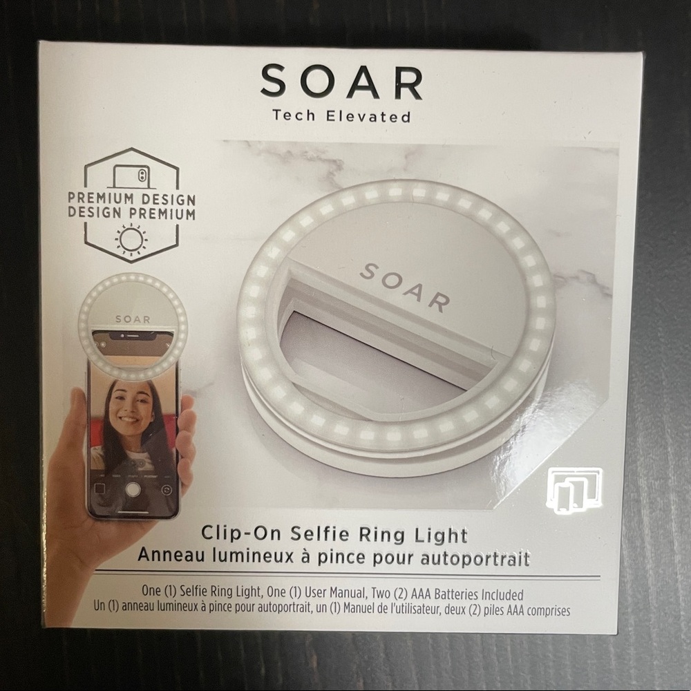 NWT SOAR Tech Elevated Selfie Ring Light